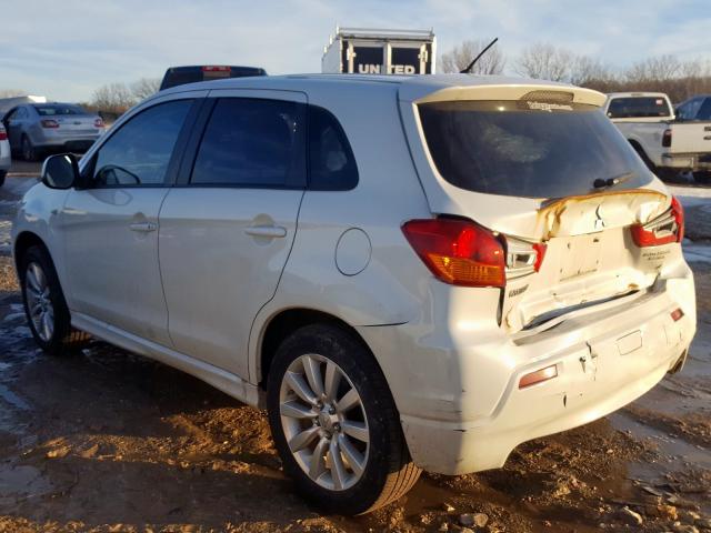 JA4AP4AU1BZ010831 - 2011 MITSUBISHI OUTLANDER SPORT SE  photo 3