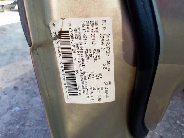 2C4GM48L45R521969 - 2005 CHRYSLER PACIFICA  photo 10