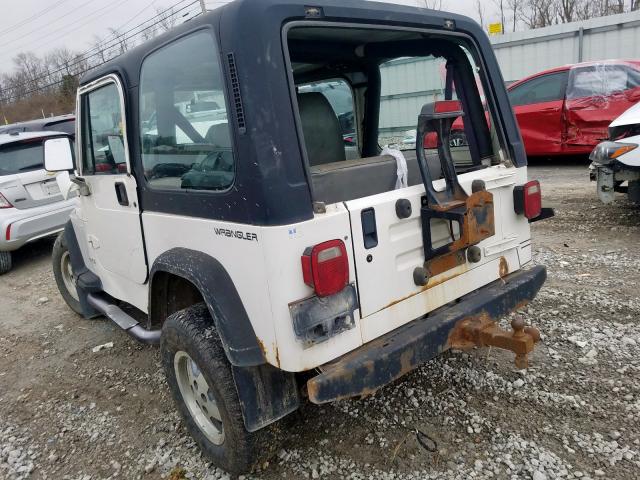 1J4FY19P6SP296574 - 1995 JEEP WRANGLER / YJ S  photo 3