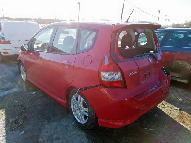 JHMGD38607S056787 - 2007 HONDA FIT S  photo 3