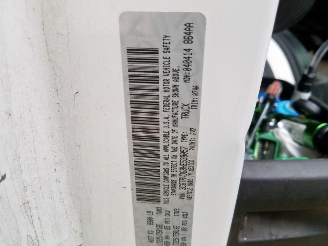 3C6TRVDG8HE538057 - 2017 RAM PROMASTER 2500 2500 HIGH  photo 10