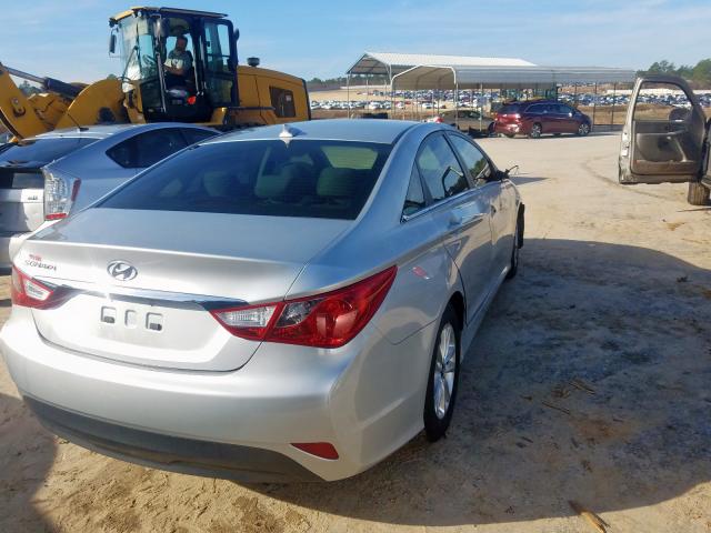 5NPEB4AC8EH937351 - 2014 HYUNDAI SONATA GLS  photo 4