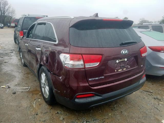 5XYPG4A33JG367335 - 2018 KIA SORENTO LX  photo 3