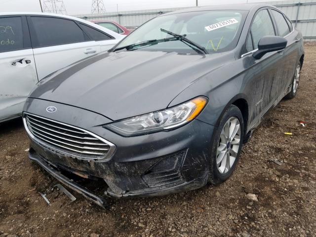 3FA6P0LU9KR110459 - 2019 FORD FUSION SE  photo 2