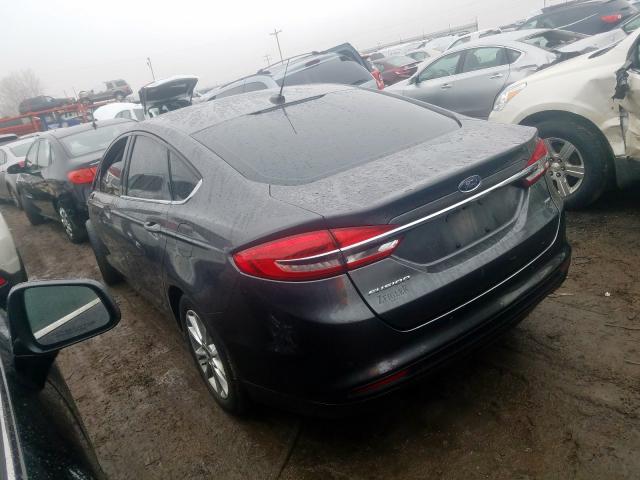 3FA6P0H79HR206099 - 2017 FORD FUSION SE  photo 3