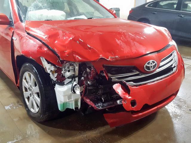 JTNBB46K873015319 - 2007 TOYOTA CAMRY HYBRID  photo 9