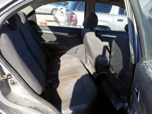 KL1TD56657B073848 - 2007 CHEVROLET AVEO BASE  ფოტო 6