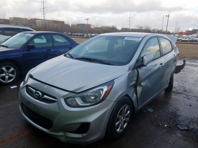 KMHCT4AE0EU766957 - 2014 HYUNDAI ACCENT GLS  photo 2