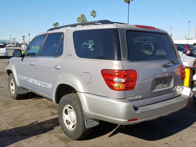 5TDZT34A02S071038 - 2002 TOYOTA SEQUOIA SR5  photo 3