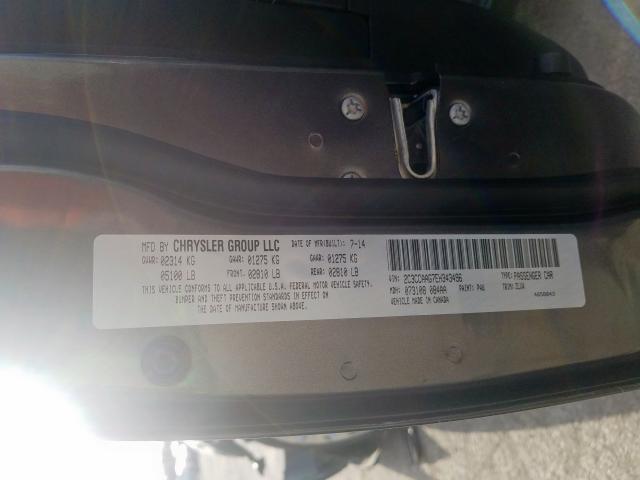 2C3CCAAG7EH343496 - 2014 CHRYSLER 300  photo 10