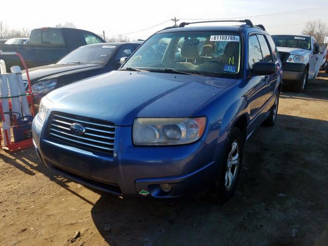 JF1SG63617H708248 - 2007 SUBARU FORESTER 2.5X  photo 2