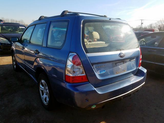 JF1SG63617H708248 - 2007 SUBARU FORESTER 2.5X  photo 3