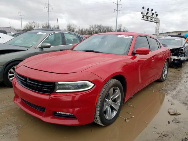 2C3CDXHG1GH186623 - 2016 DODGE CHARGER SXT  photo 2