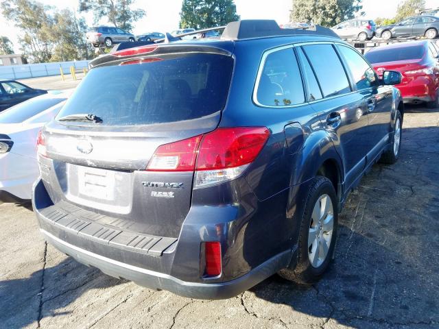 4S4BRBFC3B3397731 - 2011 SUBARU OUTBACK 2.5I PREMIUM  photo 4