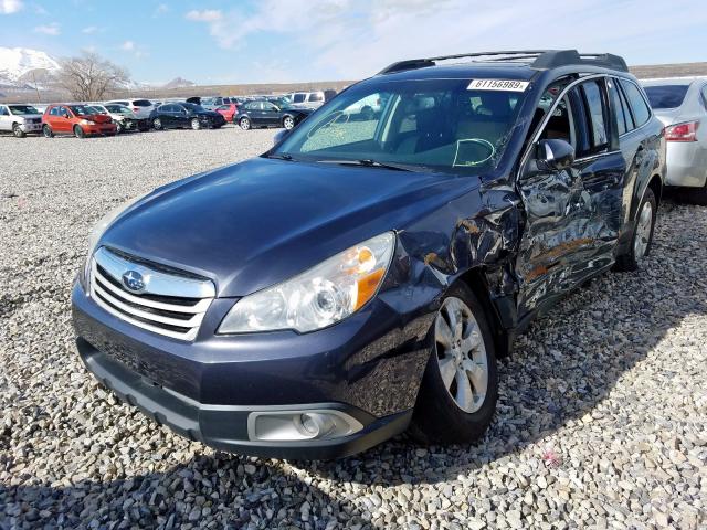 4S4BRBHC6B3330912 - 2011 SUBARU OUTBACK 2.5I PREMIUM  photo 2