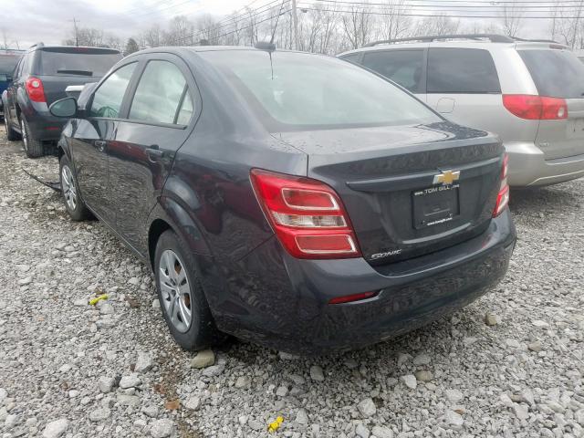 1G1JB5SH2H4134245 - 2017 CHEVROLET SONIC LS  照片 3