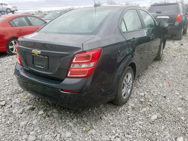 1G1JB5SH2H4134245 - 2017 CHEVROLET SONIC LS  照片 4