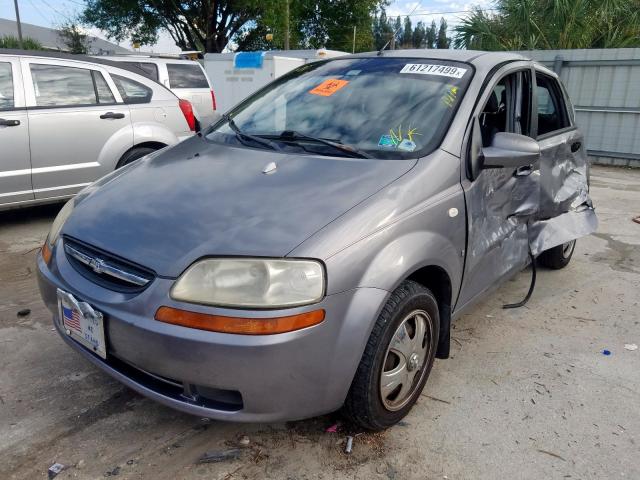 KL1TD66697B763334 - 2007 CHEVROLET AVEO BASE  foto 2