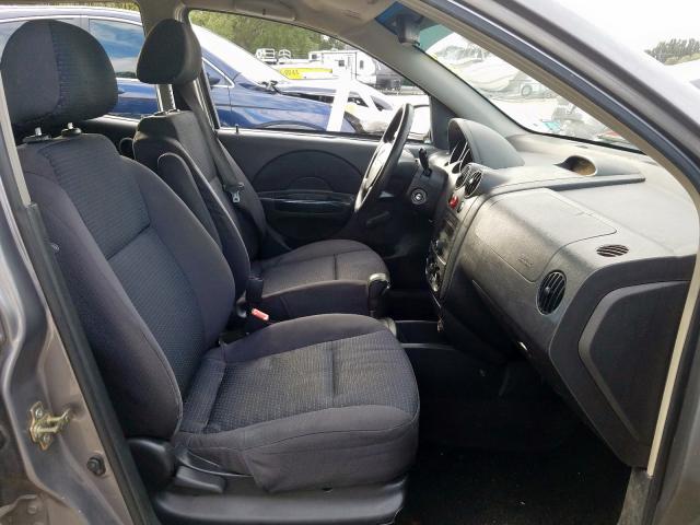 KL1TD66697B763334 - 2007 CHEVROLET AVEO BASE  foto 5