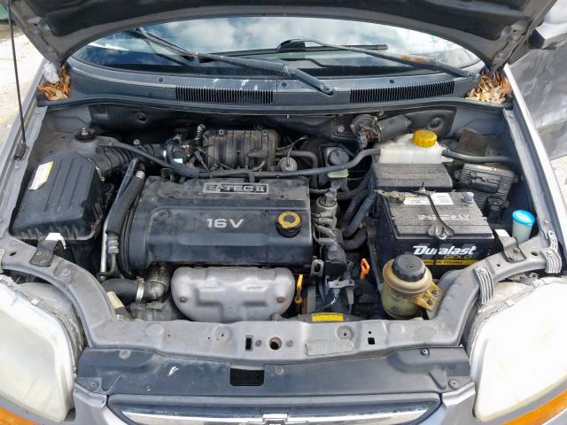 KL1TD66697B763334 - 2007 CHEVROLET AVEO BASE  foto 7