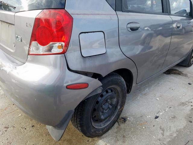 KL1TD66697B763334 - 2007 CHEVROLET AVEO BASE  foto 9