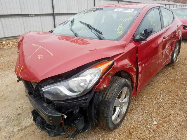 KMHDH4AE0DU978763 - 2013 HYUNDAI ELANTRA GLS  photo 2