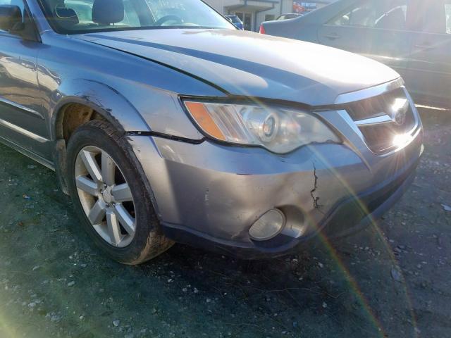 4S4BP61C187313931 - 2008 SUBARU OUTBACK 2.5I  photo 9