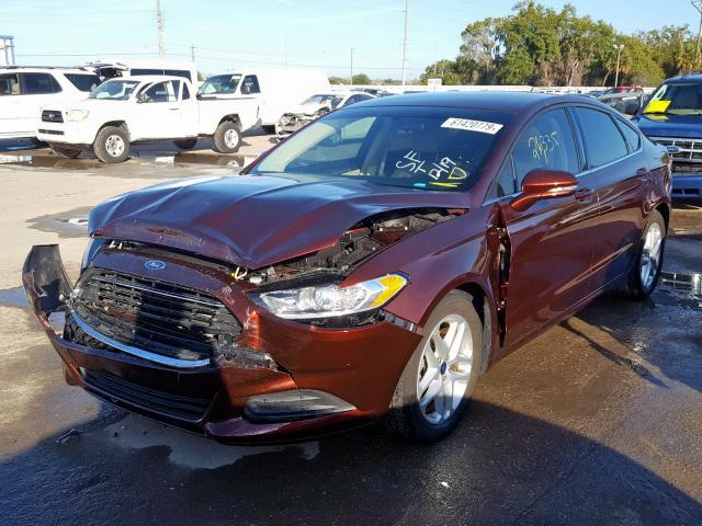 3FA6P0H7XGR102395 - 2016 FORD FUSION SE  photo 2