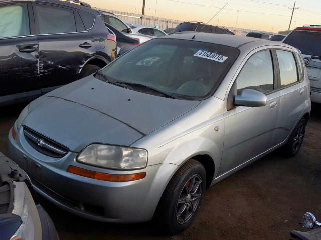 KL1TD62635B336217 - 2005 CHEVROLET AVEO BASE  ფოტო 2