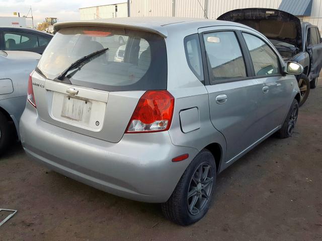 KL1TD62635B336217 - 2005 CHEVROLET AVEO BASE  ფოტო 4