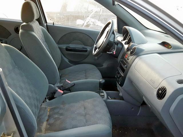 KL1TD62635B336217 - 2005 CHEVROLET AVEO BASE  ფოტო 5