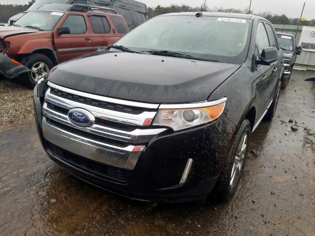 2FMDK3JC2EBA61826 - 2014 FORD EDGE SEL  photo 2