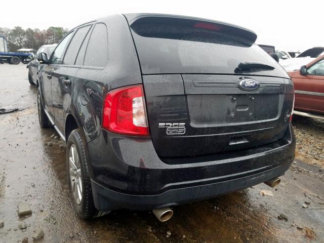 2FMDK3JC2EBA61826 - 2014 FORD EDGE SEL  photo 3