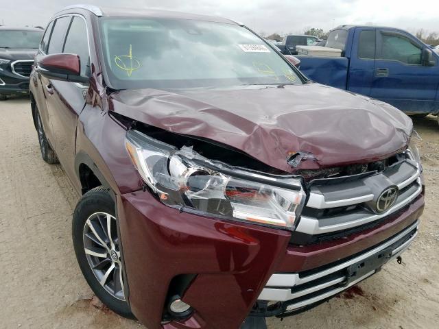 5TDJZRFH4KS947876 - 2019 TOYOTA HIGHLANDER SE  photo 1