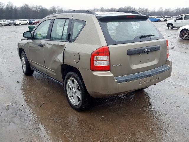 1J8FF47WX8D639381 - 2008 JEEP COMPASS SPORT  photo 3