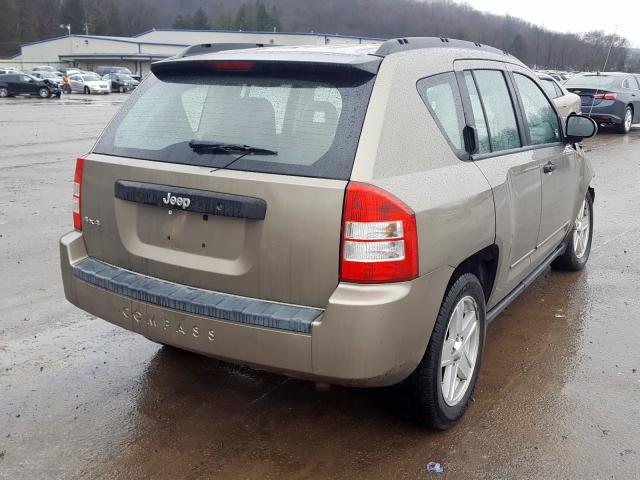 1J8FF47WX8D639381 - 2008 JEEP COMPASS SPORT  photo 4