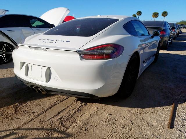 WP0AB2A8XFK183712 - 2015 PORSCHE CAYMAN S  photo 4