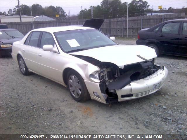 1G6KF57953U271029 - 2003 CADILLAC DEVILLE DTS WHITE photo 1