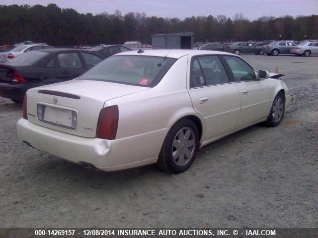 1G6KF57953U271029 - 2003 CADILLAC DEVILLE DTS WHITE photo 4