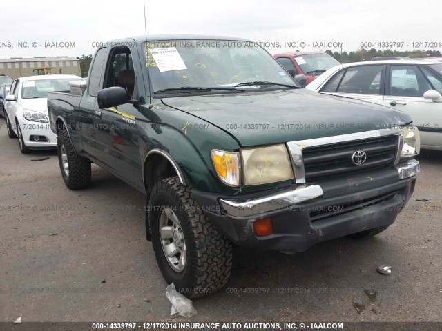 4TASM92N7XZ467315 - 1999 TOYOTA TACOMA XTRACAB PRERUNNER GREEN photo 1