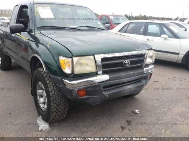 4TASM92N7XZ467315 - 1999 TOYOTA TACOMA XTRACAB PRERUNNER GREEN photo 6