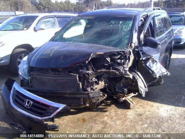 5FNRL38478B070065 - 2008 HONDA ODYSSEY (U.S.) EX BLUE photo 2