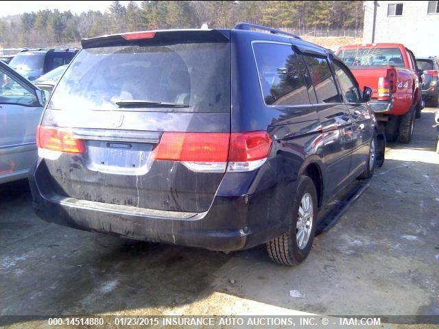 5FNRL38478B070065 - 2008 HONDA ODYSSEY (U.S.) EX BLUE photo 4