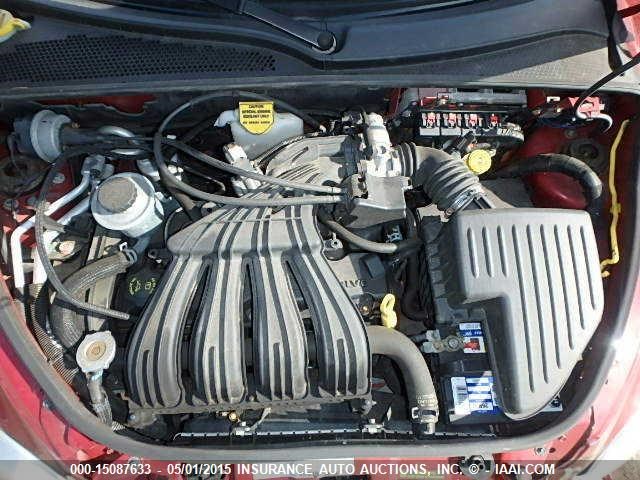 3A8FY58B38T122039 - 2008 CHRYSLER PT CRUISER TOURING RED photo 10