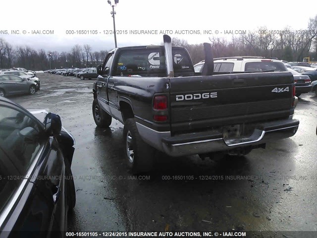 3B7KF2668XM597176 - 1999 DODGE RAM TRUCK RAM 2500 BLACK photo 3