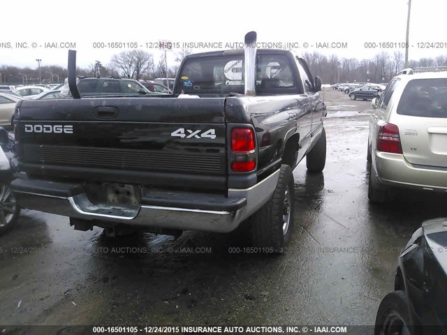 3B7KF2668XM597176 - 1999 DODGE RAM TRUCK RAM 2500 BLACK photo 4