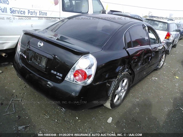 1N4BL11E53C166412 - 2003 NISSAN ALTIMA SE BLACK photo 4