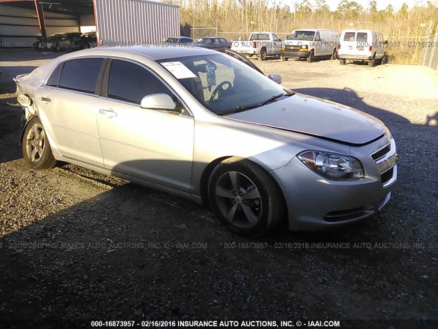 1G1ZJ57B19F213681 - 2009 CHEVROLET MALIBU SILVER photo 1