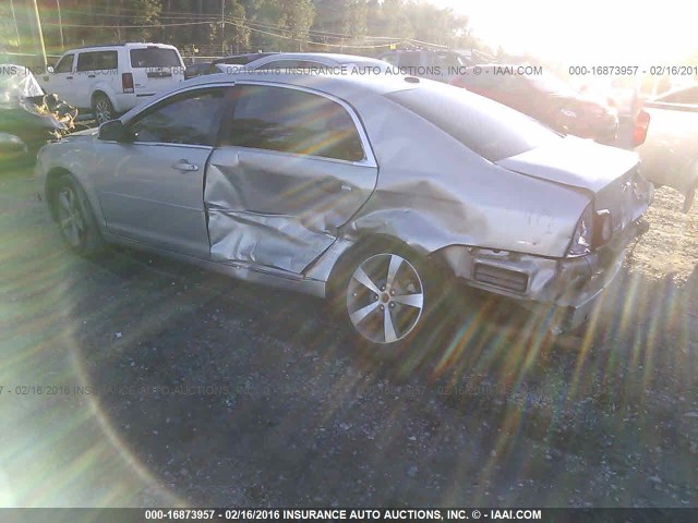 1G1ZJ57B19F213681 - 2009 CHEVROLET MALIBU SILVER photo 3