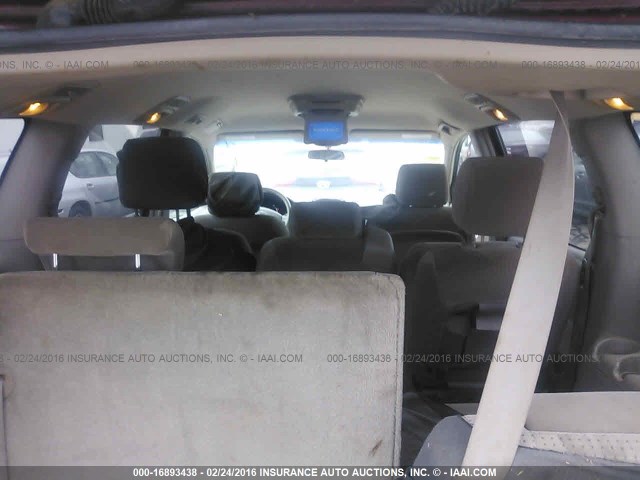 5TDZA23CX6S416214 - 2006 TOYOTA SIENNA CE/LE MAROON photo 8